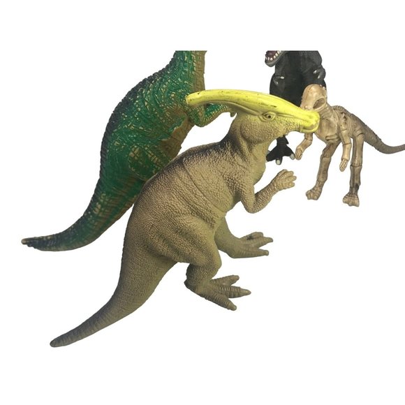 Mixed Lot Hard Plastic Dinosaurs Small Action Figure Toys Animals Lot of 4 - Picture 2 of 11